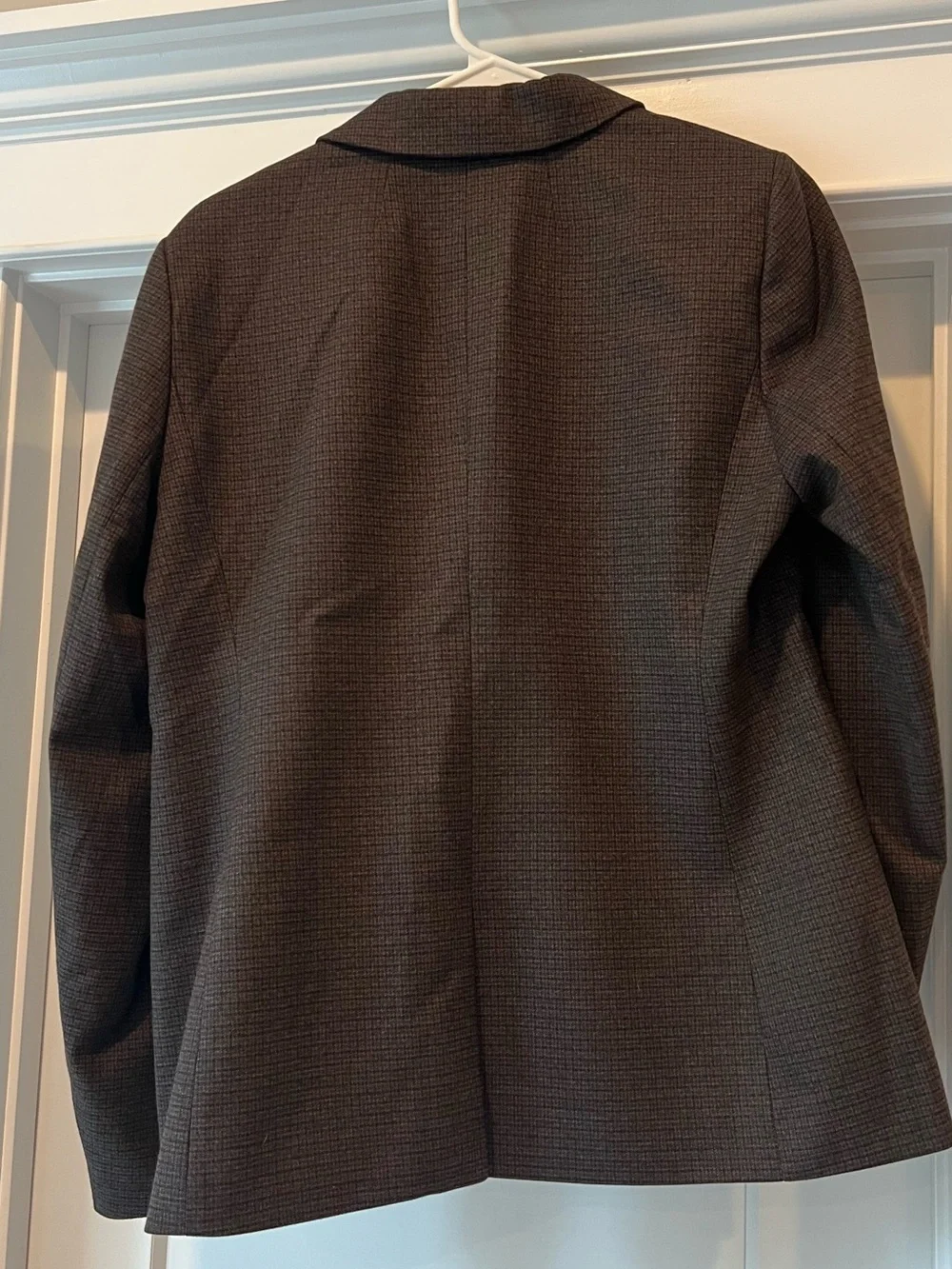 J. Crew Women's Suit: Brown Plaid Single-Button Blazer and Matching Remy Pants